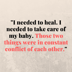 Postpartum healing quote